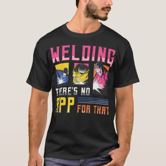 Svetsning Det finns ingen app för det T Shirt