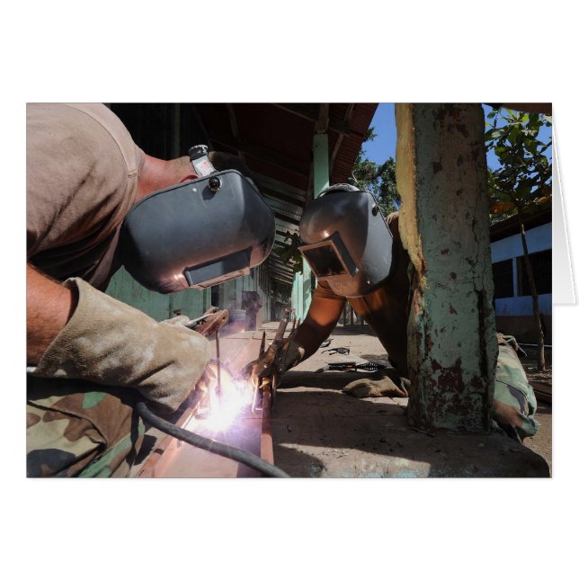 Svetsning Hälsningskort (Framsidan Horizontal)