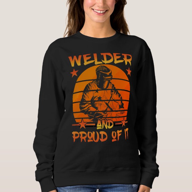 Svetsning och stolthet t shirt (Framsida)