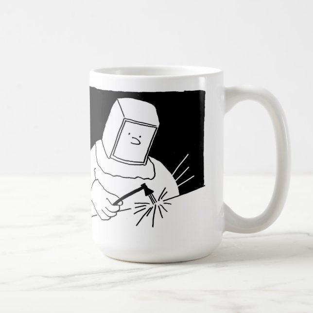 Svetsning och tillverkning. Blacksmith Kaffemugg (Höger)