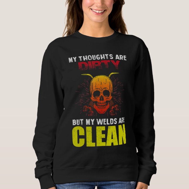Svetsning som säger att mina svetsar är rena t shirt (Framsida)