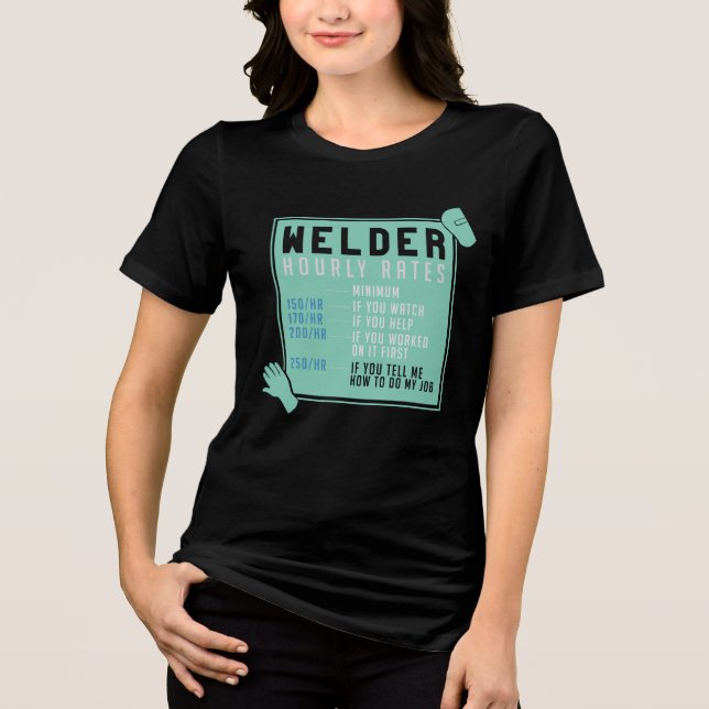 Svetsning - Svetsare timpris T Shirt (Framsida)