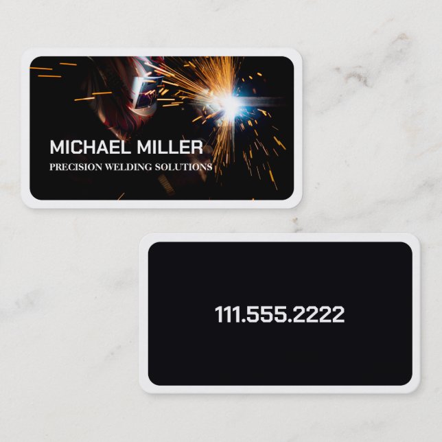 Svetsning Visitkort (Fram/baksida)