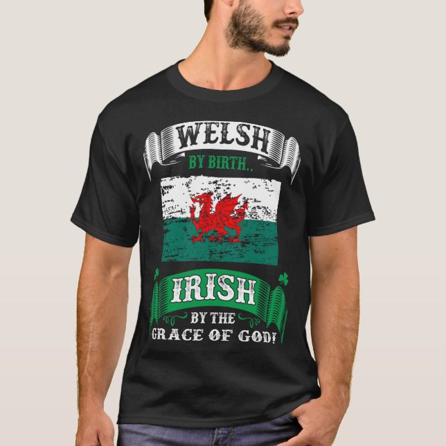 Svetsningar av födelseirländska efter någons nåd i t shirt (Framsida)