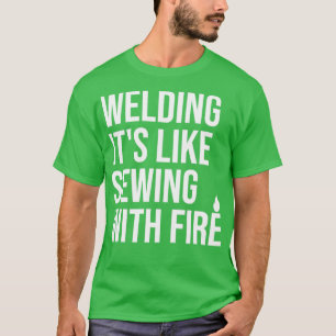 Svetsningskvot Svetsning med brand T Shirt