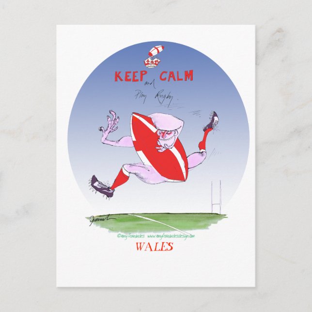 Svetsrugby, tony fernandes vykort (Framsida)