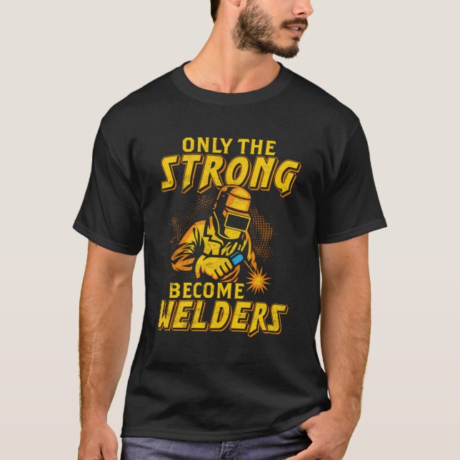 Svetsskyddsmekanism Manar Kvinnor Welder Weld Wel T Shirt (Framsida)