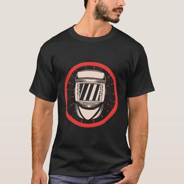 Svetssvetsar för svetsningstillbehör t shirt (Framsida)
