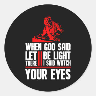 Svetssvetsare Metall Fabricator Welding Runt Klistermärke