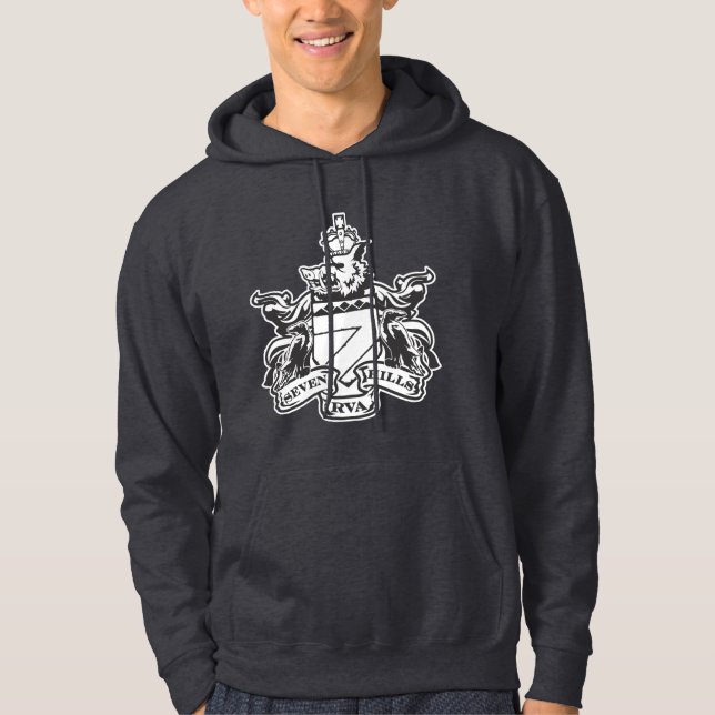 Svett för 7 backar hoodie (Framsida)