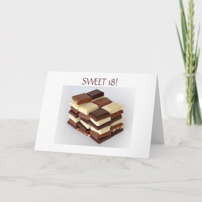 SVETTA 18! BIRTHDAY ÖNSKEMÅL KORT (Framsida)