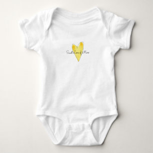 SVETTA KÄRLEK AV MINE Gult VATTENHjärtkonst  T Shirt