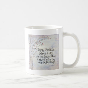 Svettas inte den små saker kaffemugg