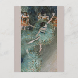 Svettdansare i Grönt Edgar Degas Vykort