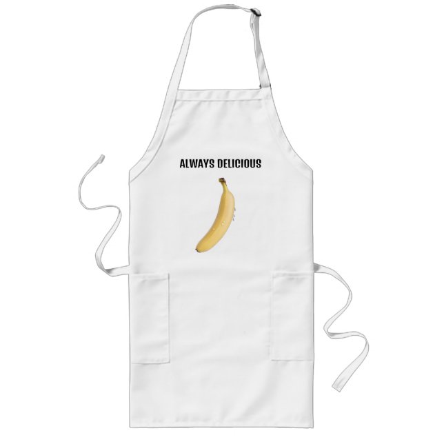 svettig banan långt förkläde (Framsidan)