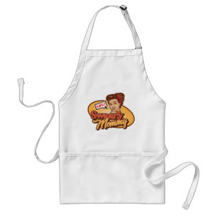 Svettig Mamma Classic-Logotyp Apron Förkläde