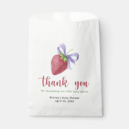 Svettjordgubbsbär med en båge - tack