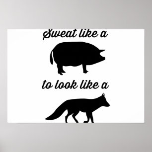 Svettnågot liknande en gris som ser något liknande poster
