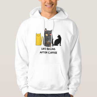 Svettskattälskare bilder för kaffe älskare hoodie