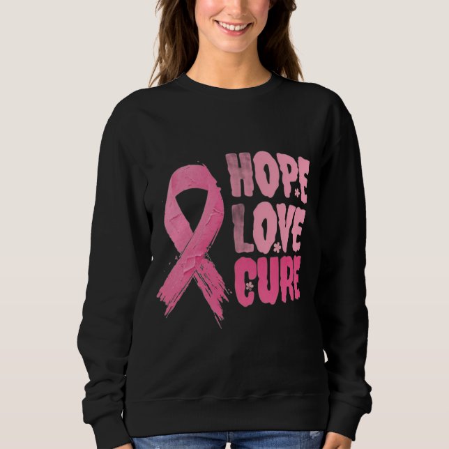Svettskjorta för bröstcancer t shirt (Framsida)