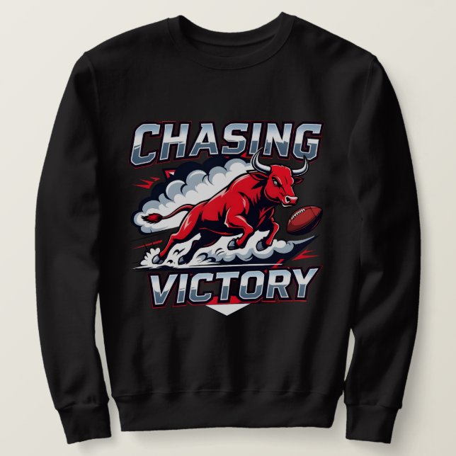 Svettskjorta i amerikansk fotboll lång ärmad tröja (Design framsida)
