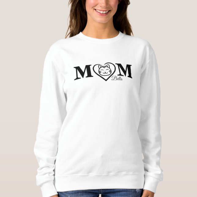 Svettskjorta i anpassningsbar mamma t shirt (Framsida)