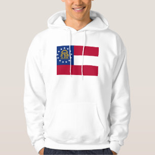 Svettskjorta med amerikansk flagga munkjacka