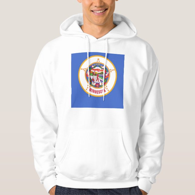 Svettskjorta med amerikansk flagga sweatshirt (Framsida)