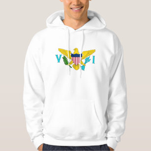 Svettskjorta med amerikansk flagga sweatshirt
