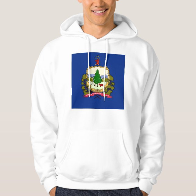 Svettskjorta med amerikansk flagga sweatshirt (Framsida)