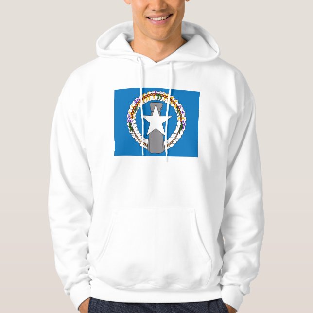 Svettskjorta med amerikansk flagga sweatshirt (Framsida)