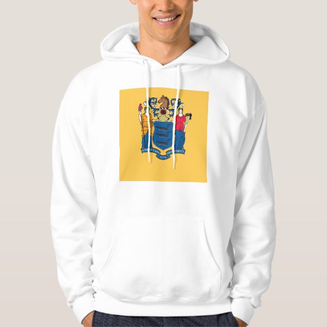 Svettskjorta med amerikansk flagga sweatshirt (Framsida)