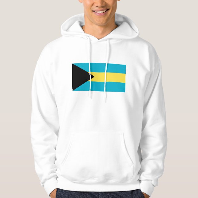 Svettskjorta med Flagga av Bahamas Sweatshirt (Framsida)