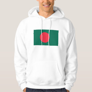Svettskjorta med Flagga av Bangladesh Hoodie