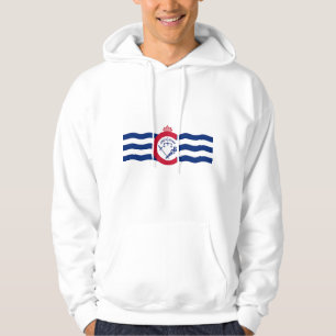 Svettskjorta med Flagga av Cincinnati, USA Hoodie