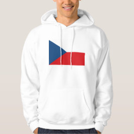 Svettskjorta med Flagga av Czechia Hoodie