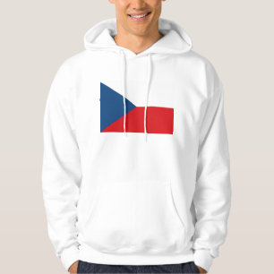 Svettskjorta med Flagga av Czechia Hoodie