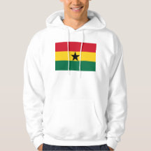 Svettskjorta med Flagga av Ghana