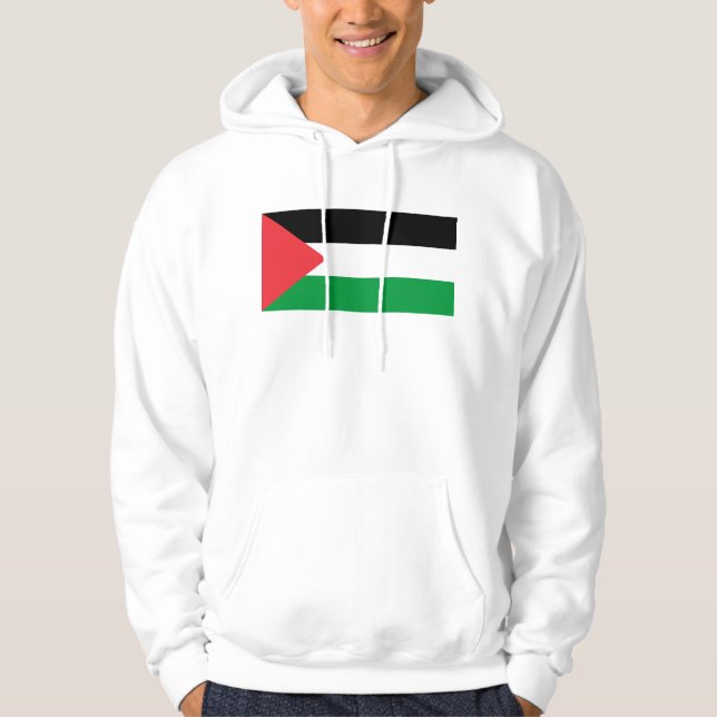 Svettskjorta med Flagga av Palestina Hoodie (Framsida)