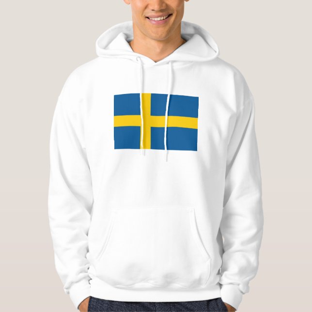 Svettskjorta med Flagga av Sverige Sweatshirt (Framsida)