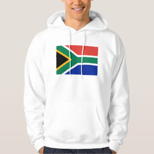 Svettskjorta med Flagga av syd-Afrika Tröja Med Luva