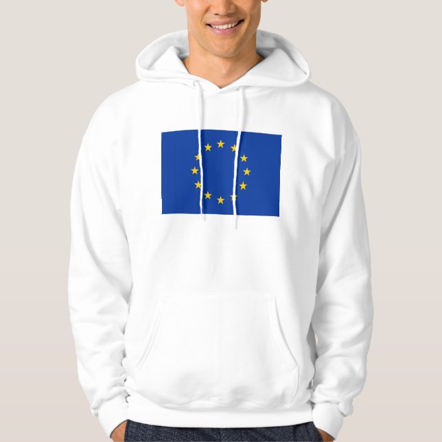 Svettskjorta med Flagga från Europeiska unionen Sweatshirt (Framsida)