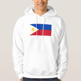 Svettskjorta med Flagga från Filippinerna Hoodie