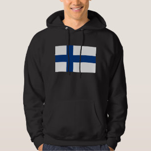 Svettskjorta med Flagga från Finland Hoodie