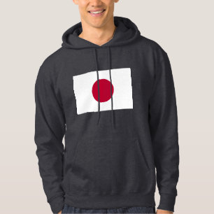 Svettskjorta med Flagga från Japan Sweatshirt Med Luva