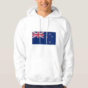 Svettskjorta med Flagga från Nya Zeeland Hoodie