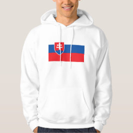 Svettskjorta med Flagga från Slovakien Hoodie