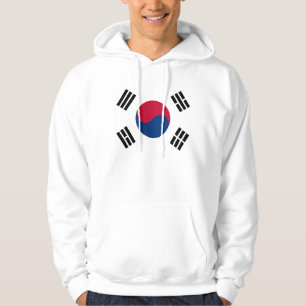 Svettskjorta med Flagga från Sydkorea Munkjacka
