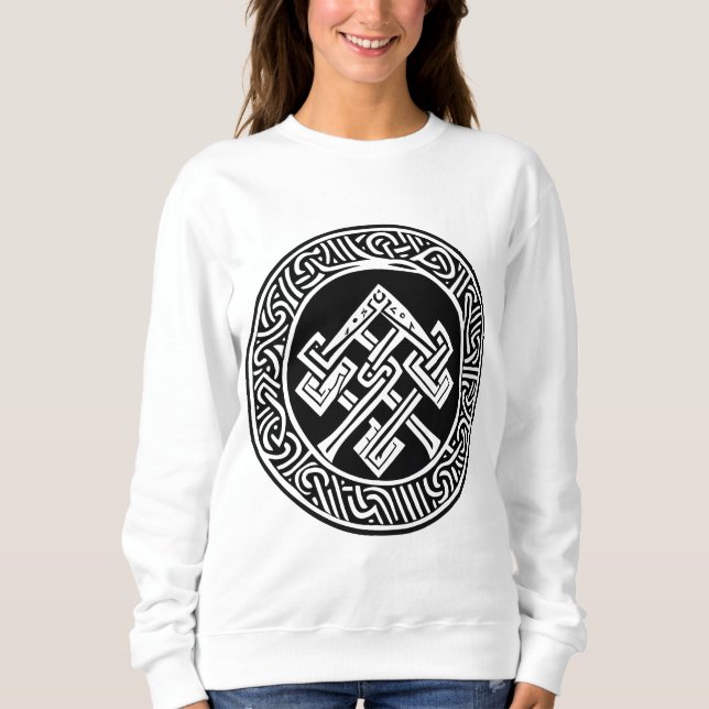 Svettskjorta med känslosam konst t shirt (Framsida)