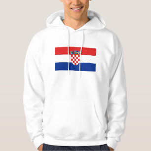 Svettskjorta med kroatisk Flagga Sweatshirt